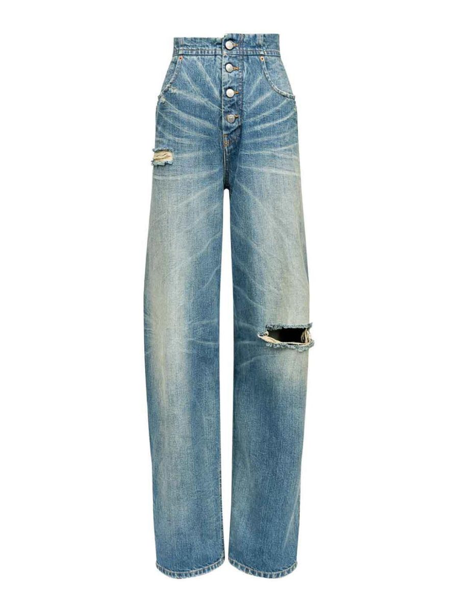 MM6 Maison Margiela Jean Droit - Bleu