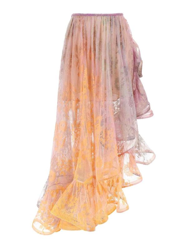 Zimmermann Jupe Midi - Multicolore