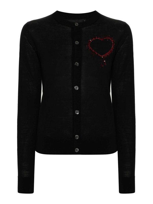 Dsquared2 Pull Col Rond - Noir