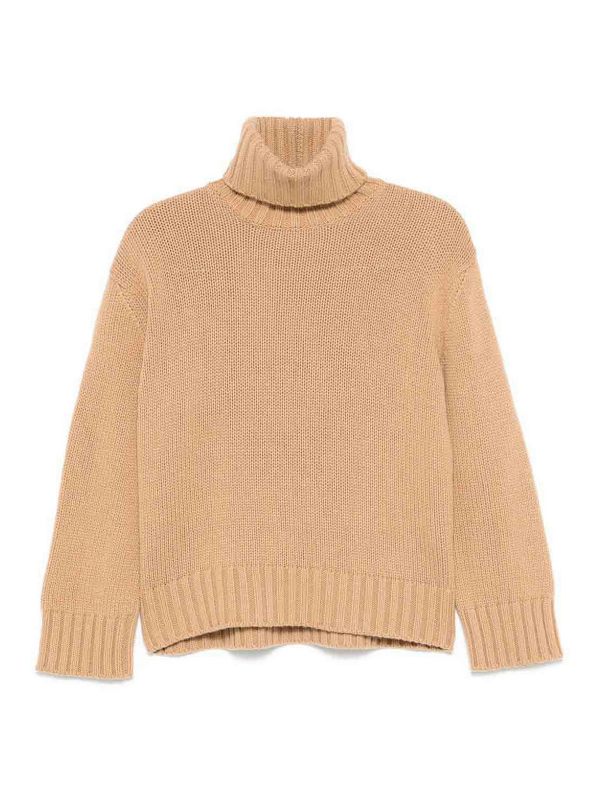 Fabiana Filippi Pull Col Roulé - Camel