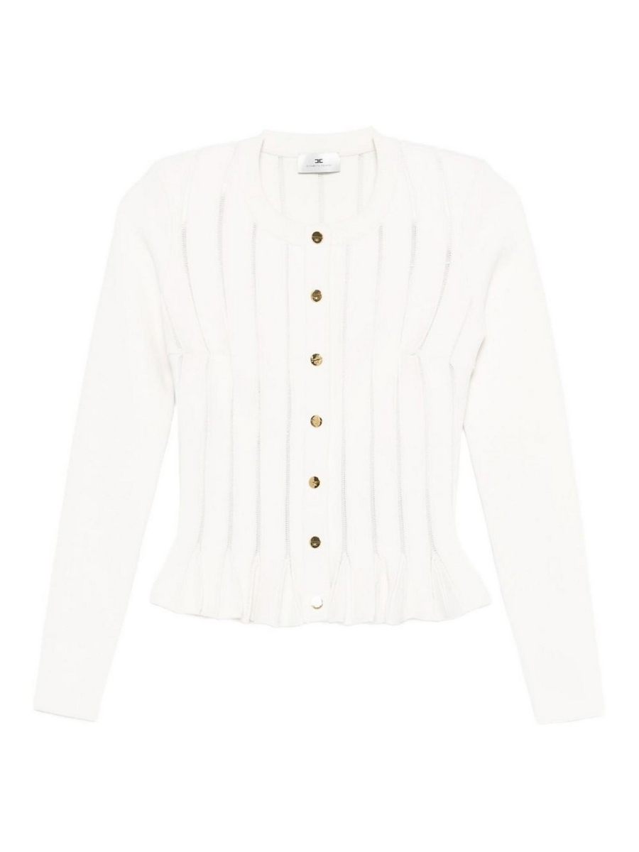 Elisabetta Franchi Cardigan - Blanc