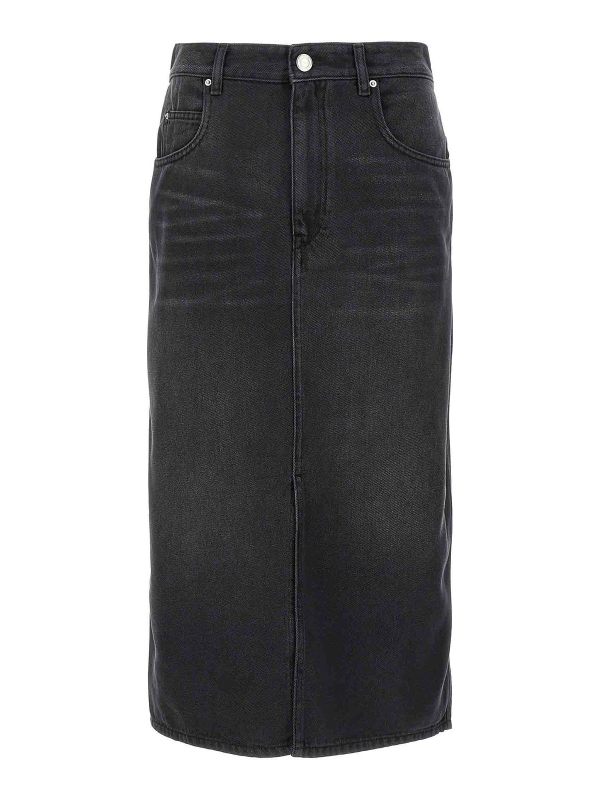 Isabel Marant Jupe Midi - Noir