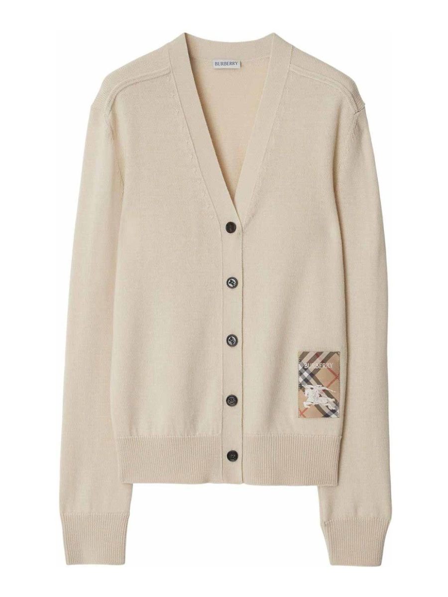 Burberry Pull Col Bateau - Noir