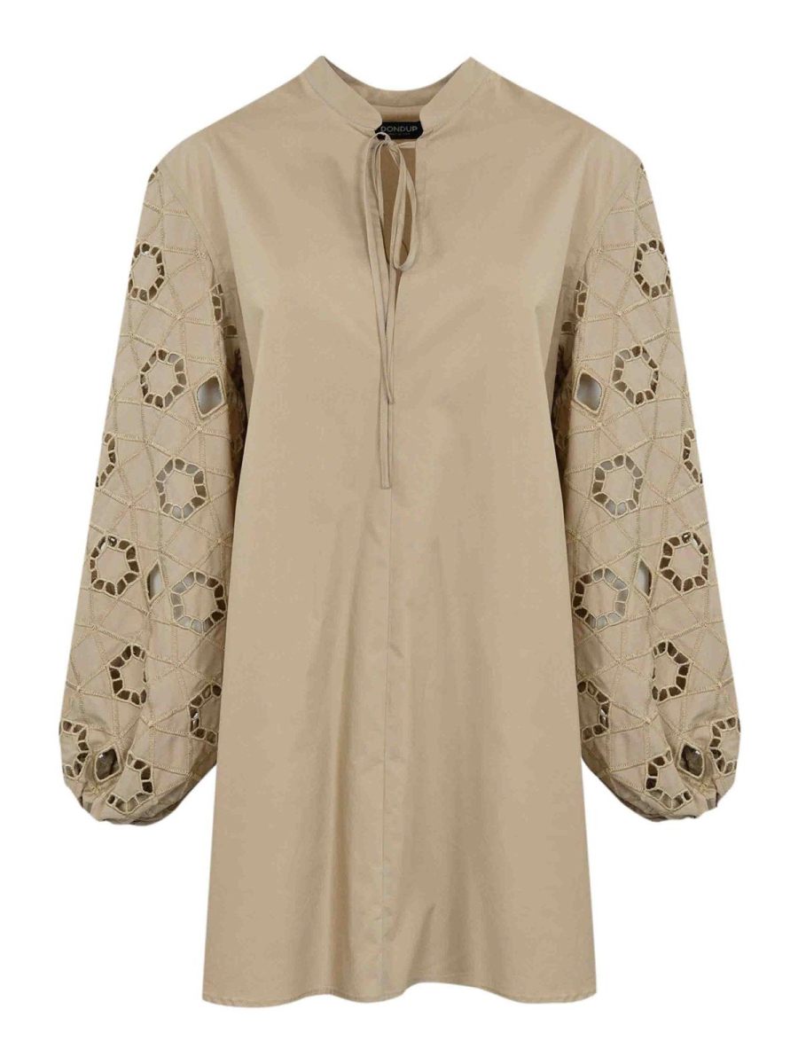 Dondup Robe Au Genou - Beige