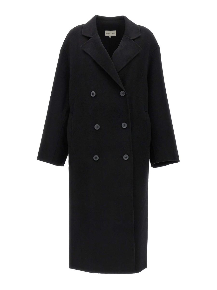 Loulou Studio Manteau Court - Noir