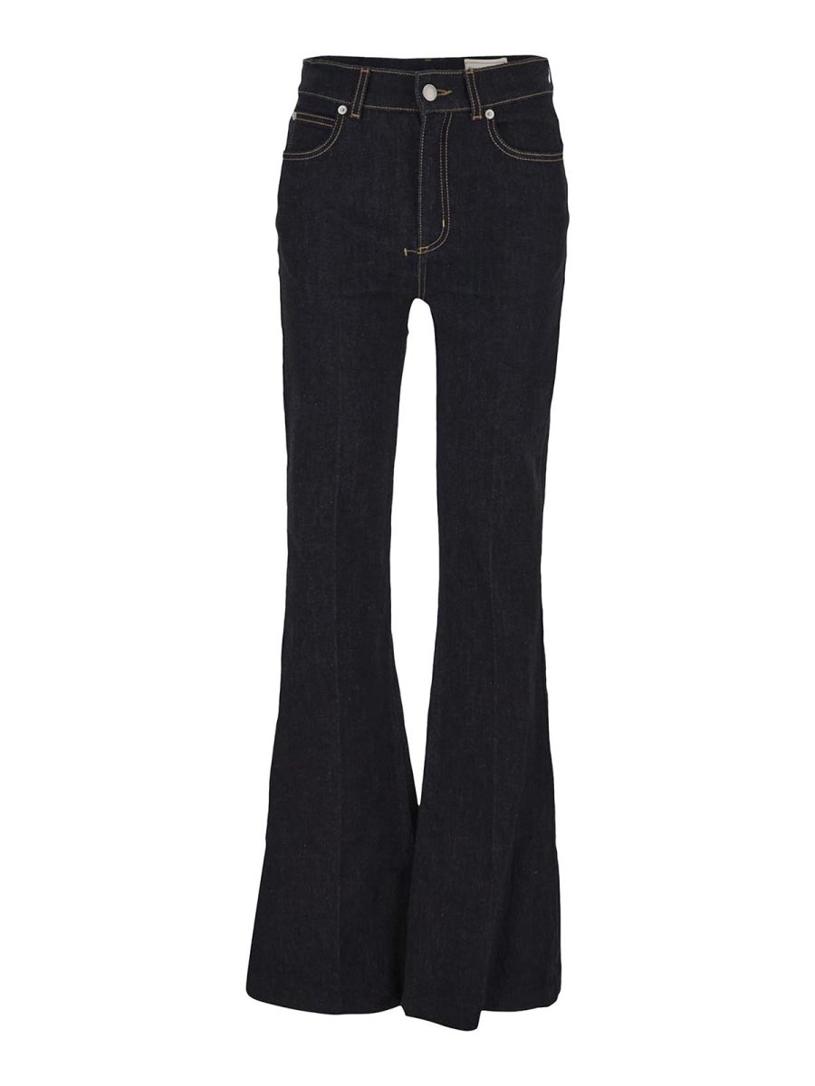 Alexander Mcqueen Jean Bootcut - Bleu