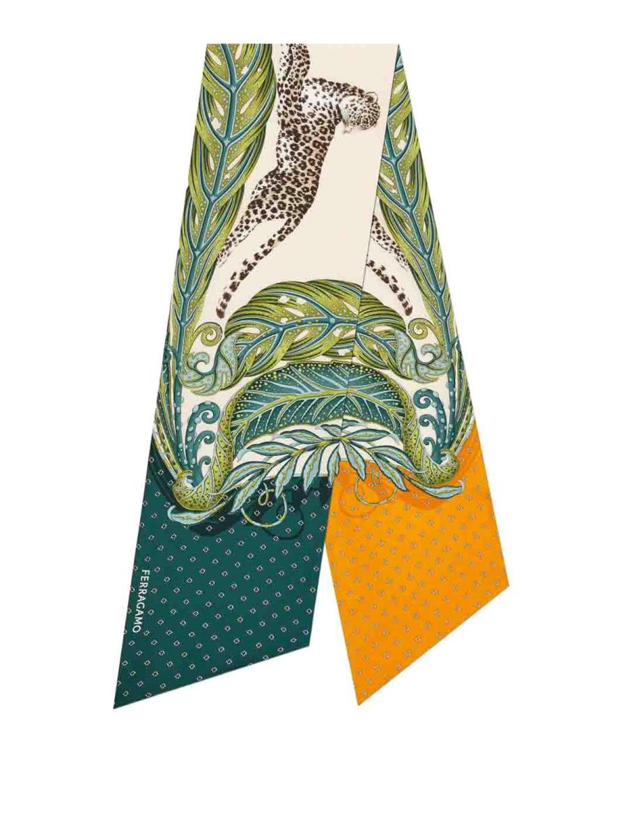 Salvatore Ferragamo Étole - Vert