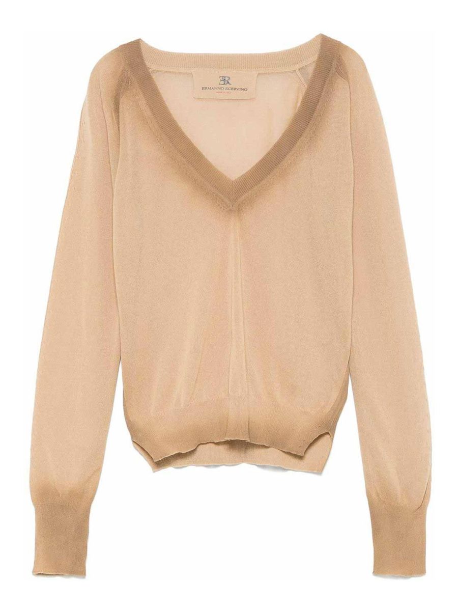 Ermanno Scervino Pull Col Rond - Multicolore