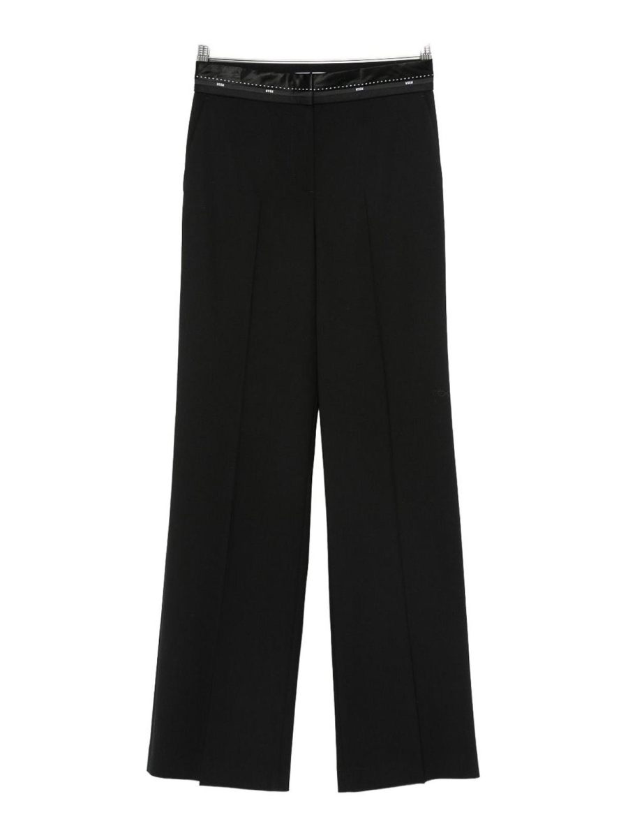 M. S.G. M. Pantalons Décontractés - Noir