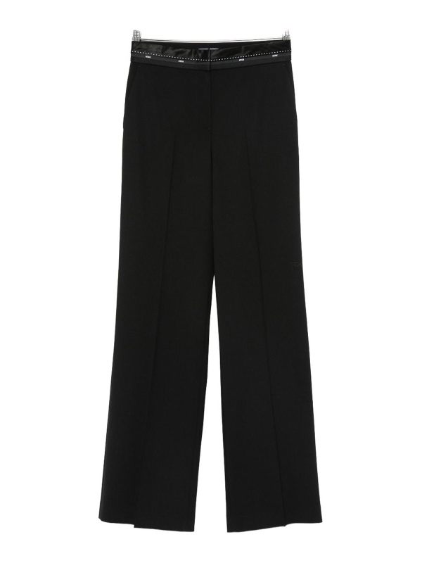 M. S.G. M. Pantalons Décontractés - Noir