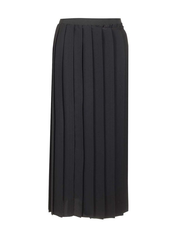 MM6 Maison Margiela Jupe Midi - Noir