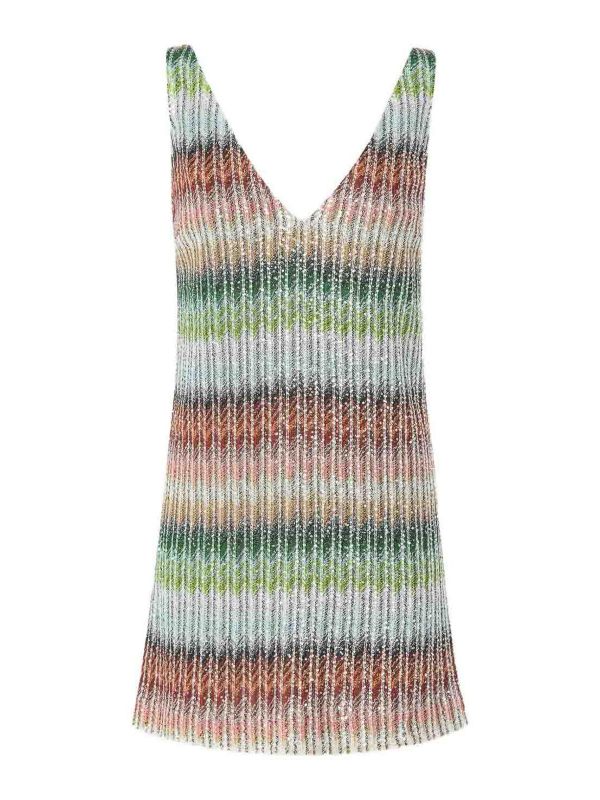 Missoni Robe Courte - Multicolore