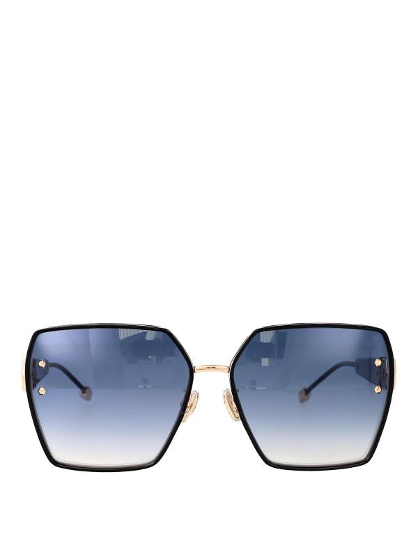 Philipp Plein Lunettes De Soleil - Or