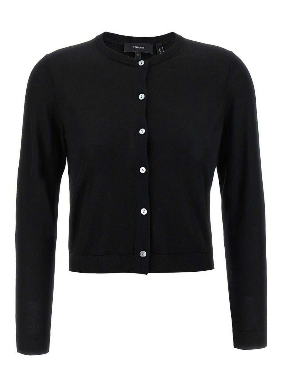 Theory Cardigan - Noir
