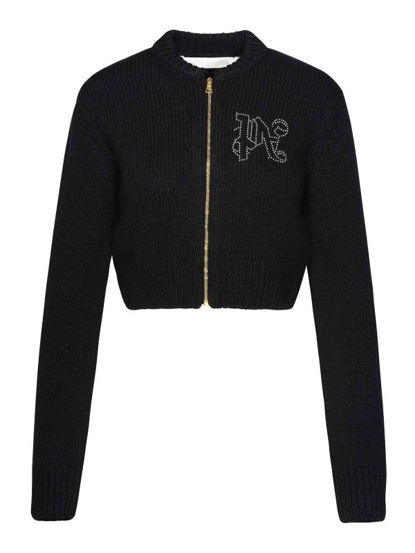 Palm Angels Pull Col Bateau - Noir