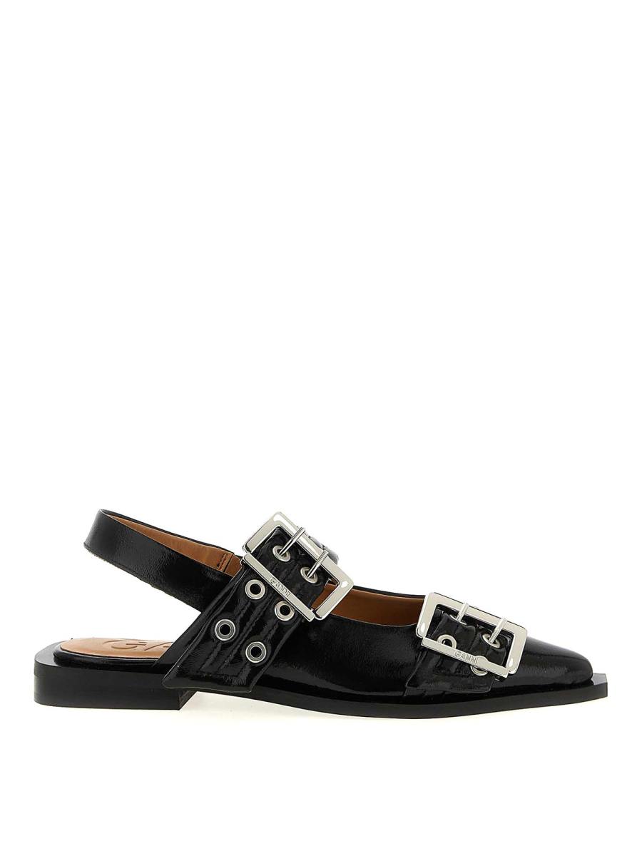 Ganni Chaussures À Talon - Noir