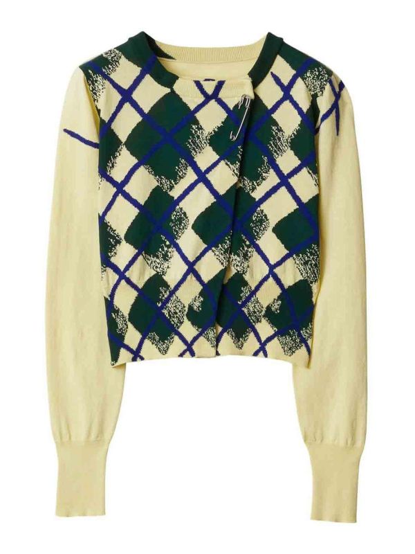 Burberry Pull Col Rond - Argyle