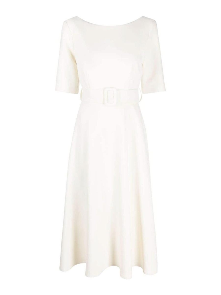 P. A.R. O.S. H. Robe Au Genou - Crème