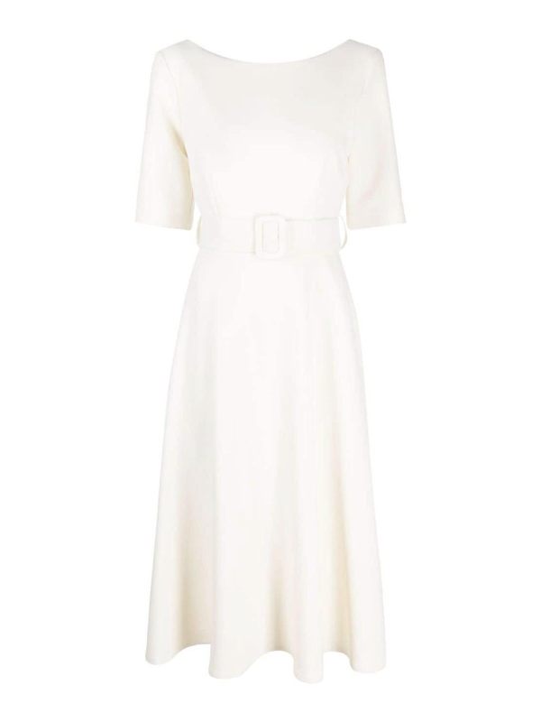 P. A.R. O.S. H. Robe Au Genou - Crème