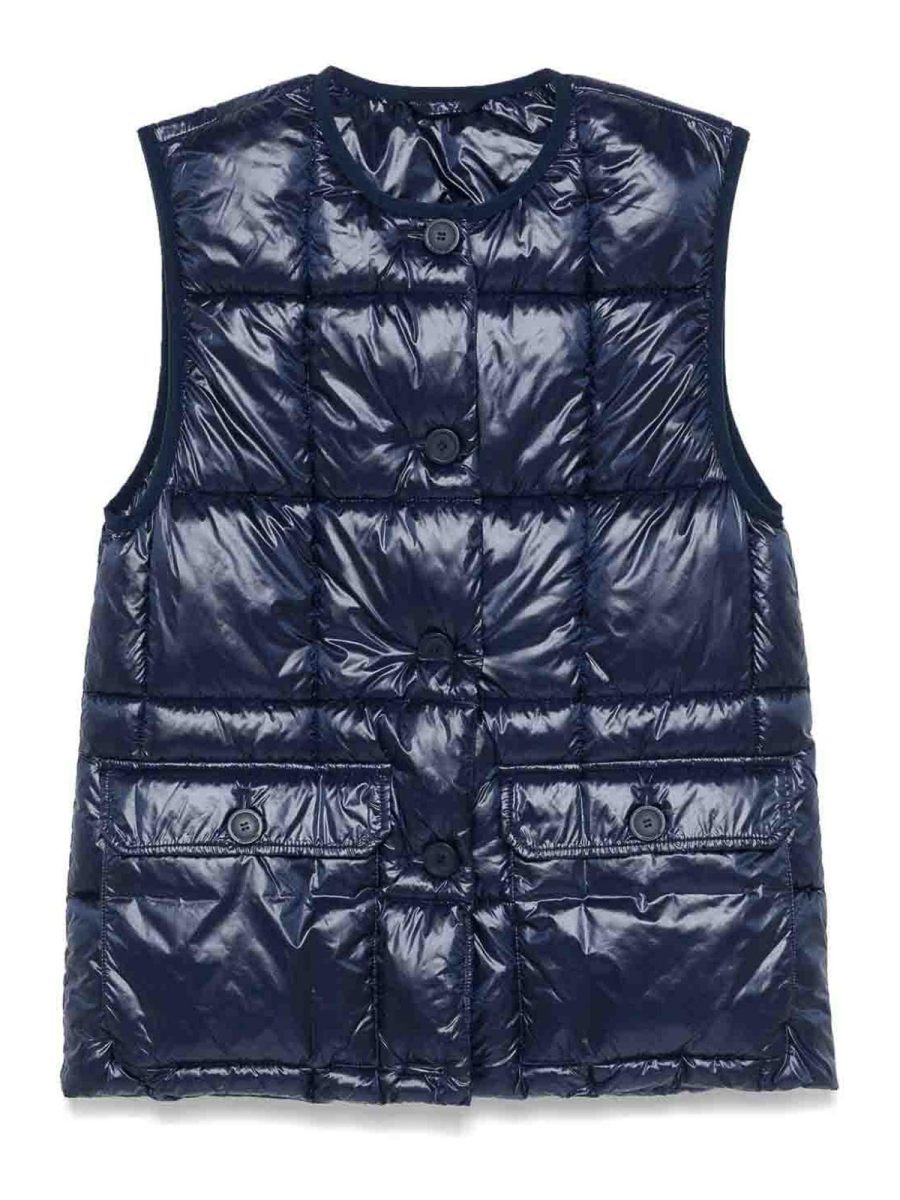Semicouture Gilet - Bleu