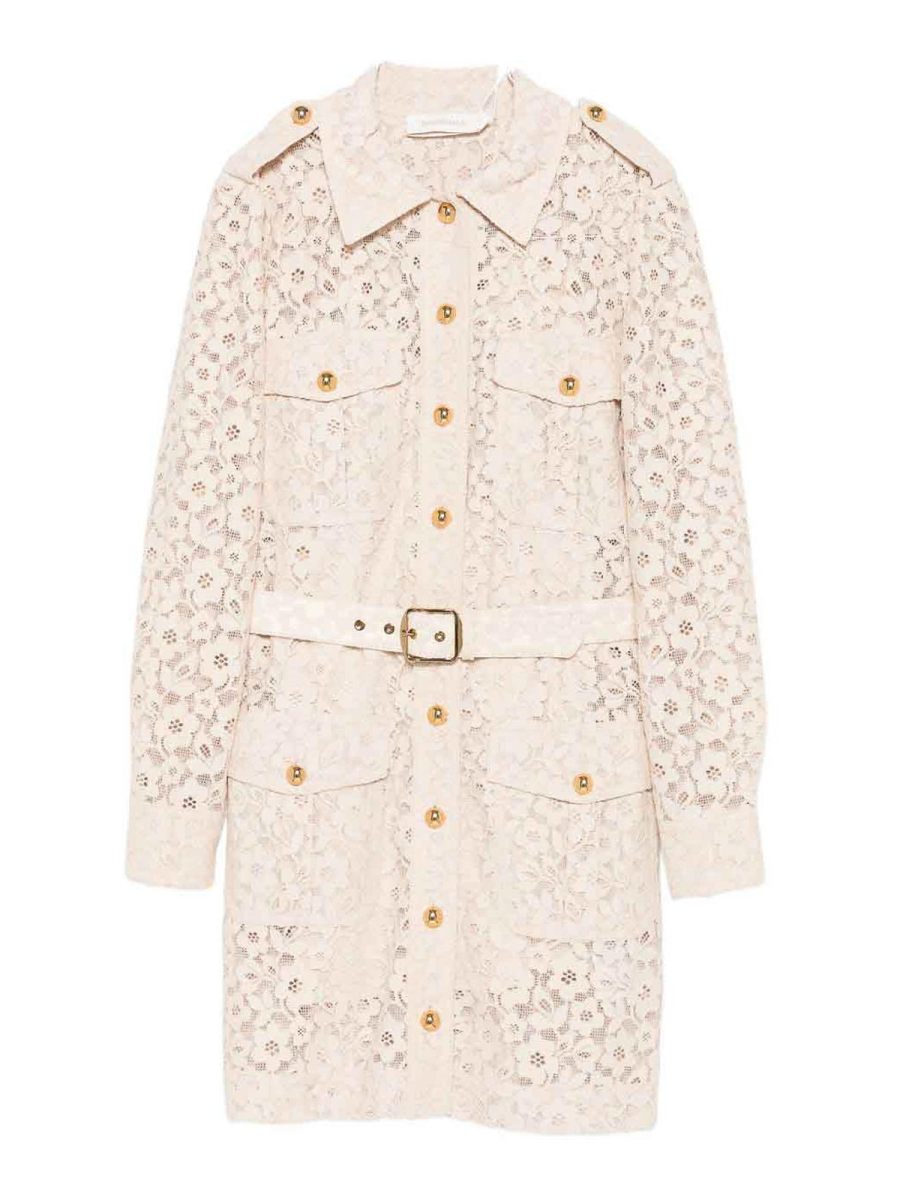 Zimmermann Robe Courte - Beige