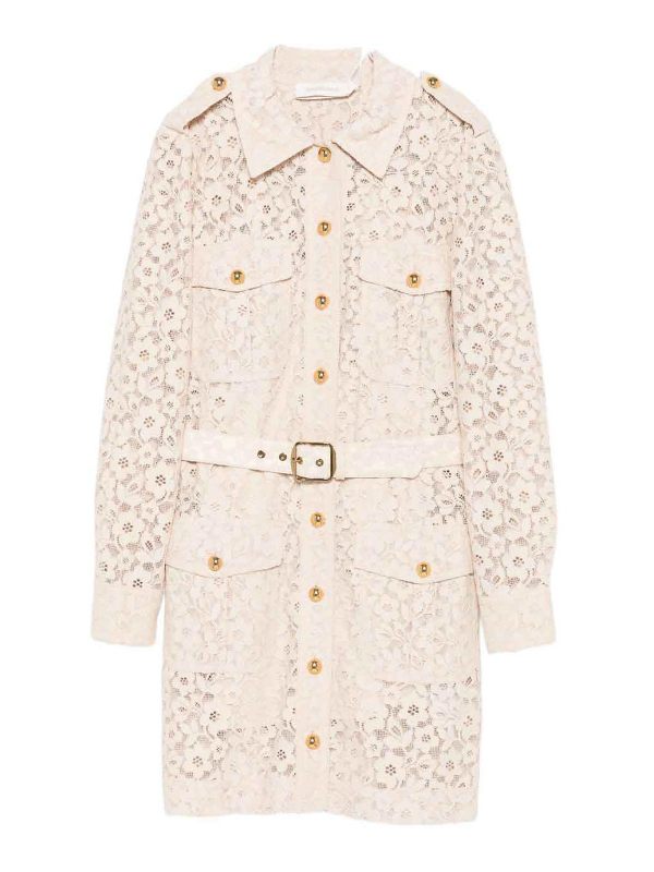 Zimmermann Robe Courte - Beige