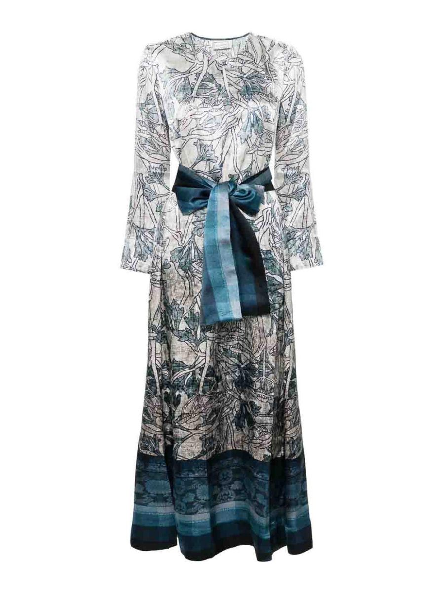 Pierre-Louis Mascia Maxi Robe - Bleu