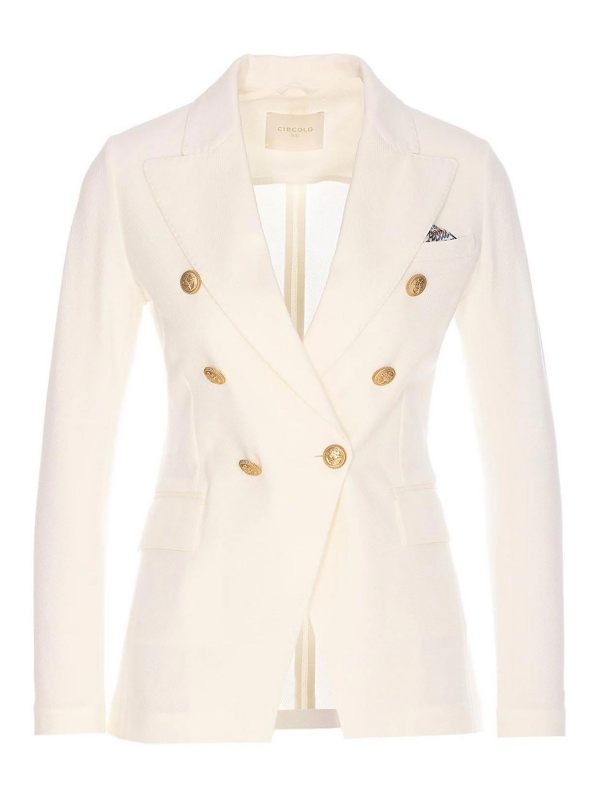 Circolo 1901 Blazer Couturier - Blanc