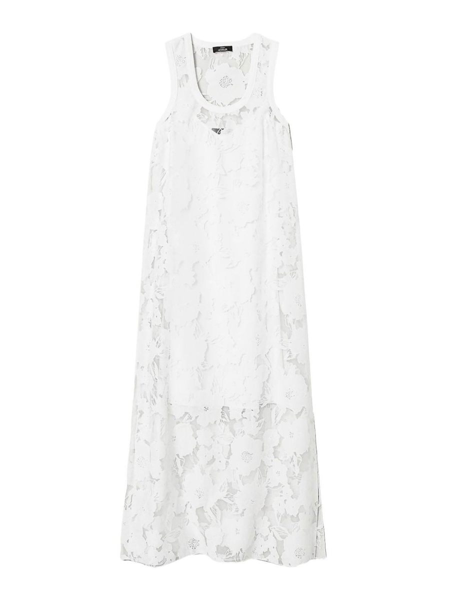 Twinset Maxi Robe - Blanc