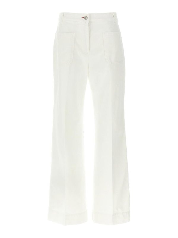 Victoria Beckham Jean Bootcut - Blanc