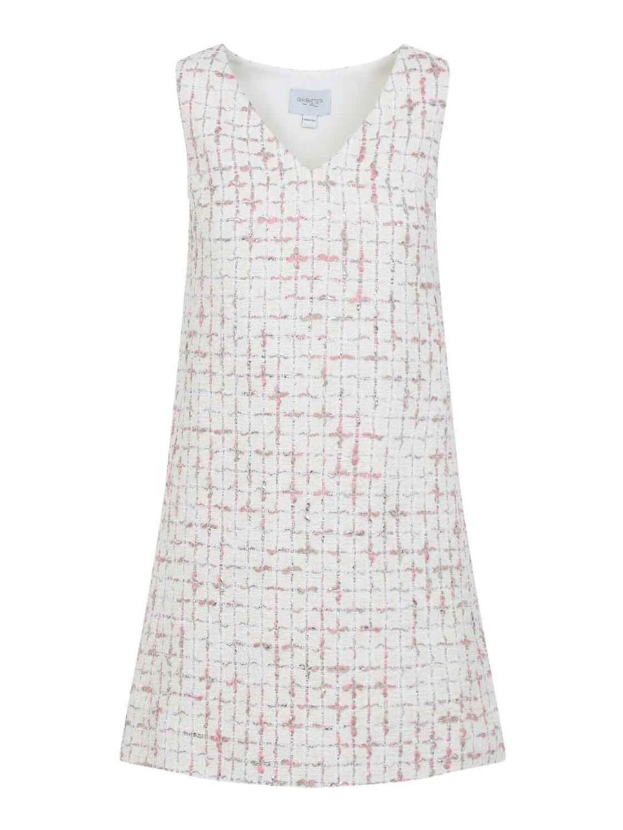 Giambattista Valli Robe Au Genou - Blanc