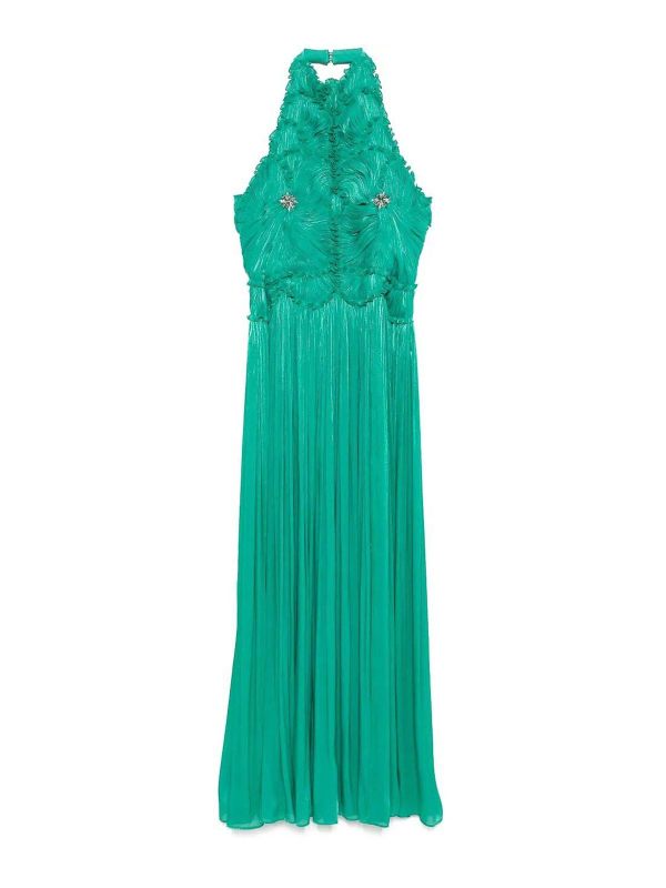 Costarellos Robe Au Genou - Vert