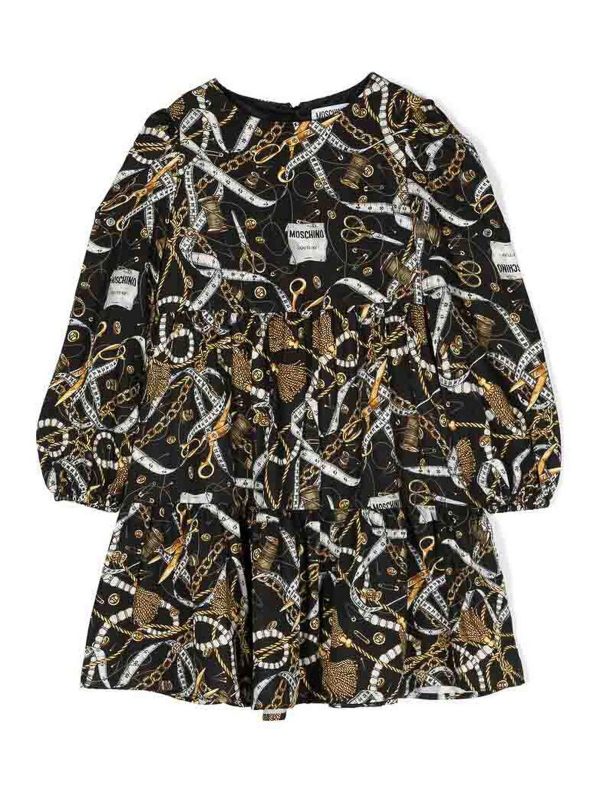 Moschino Kids Robe Courte - Noir