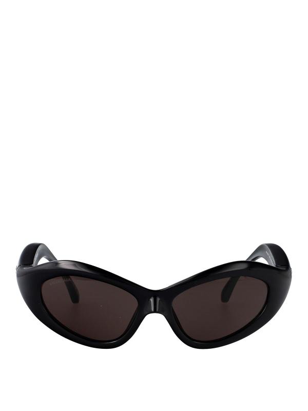 Balenciaga Lunettes De Soleil - Noir