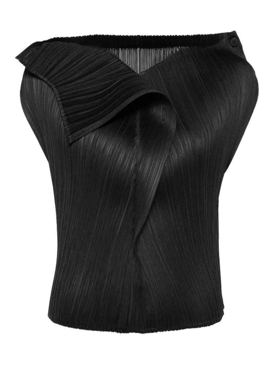 Pleats Please Issey Miyake Chemise - Noir