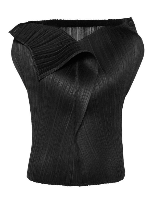 Pleats Please Issey Miyake Chemise - Noir