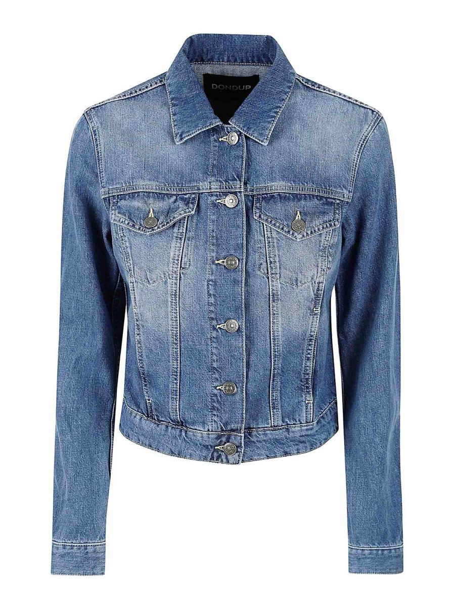 Dondup Veste En Jean - Délavé