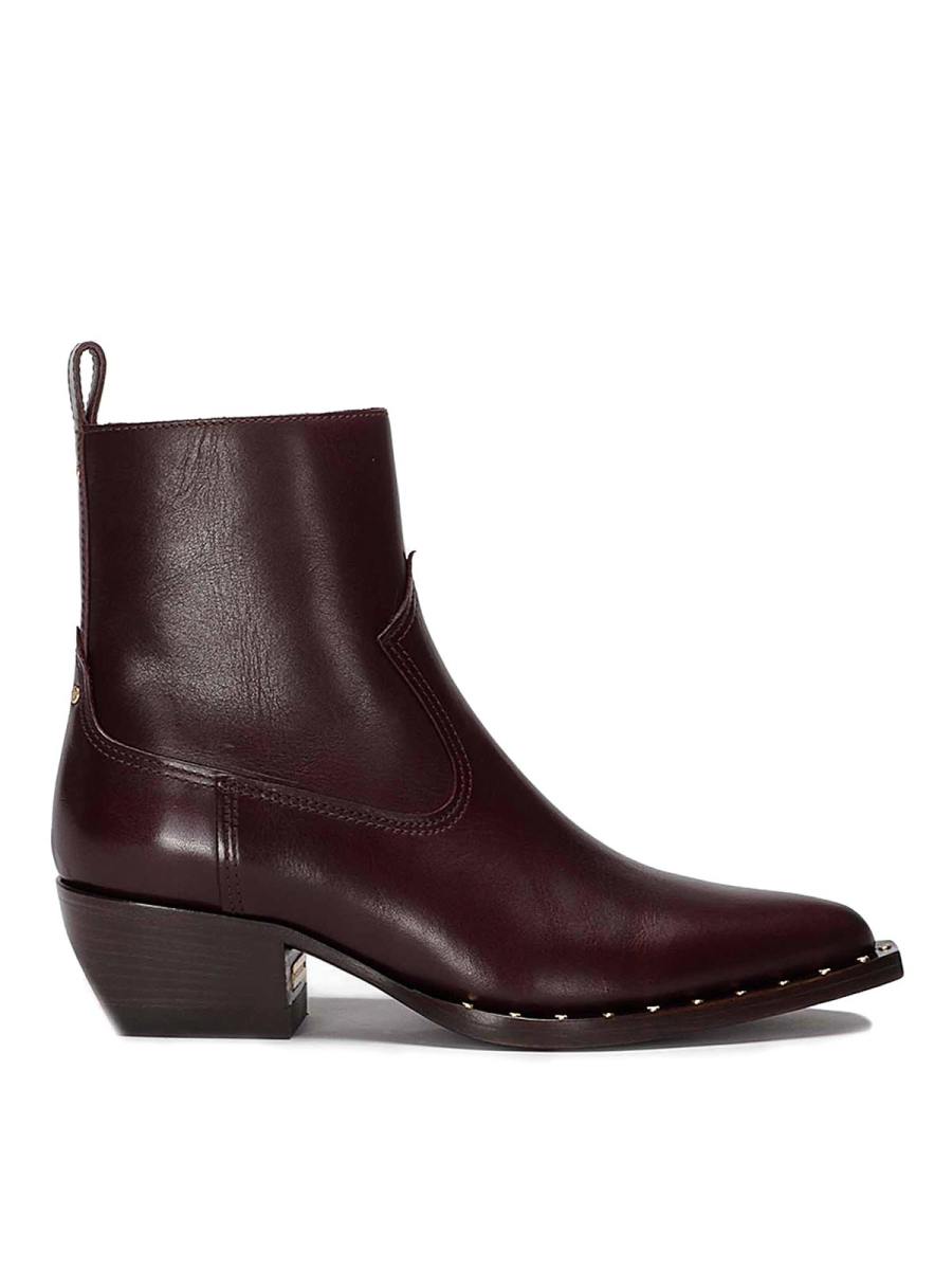 Golden Goose Bottes - Rouge Brun