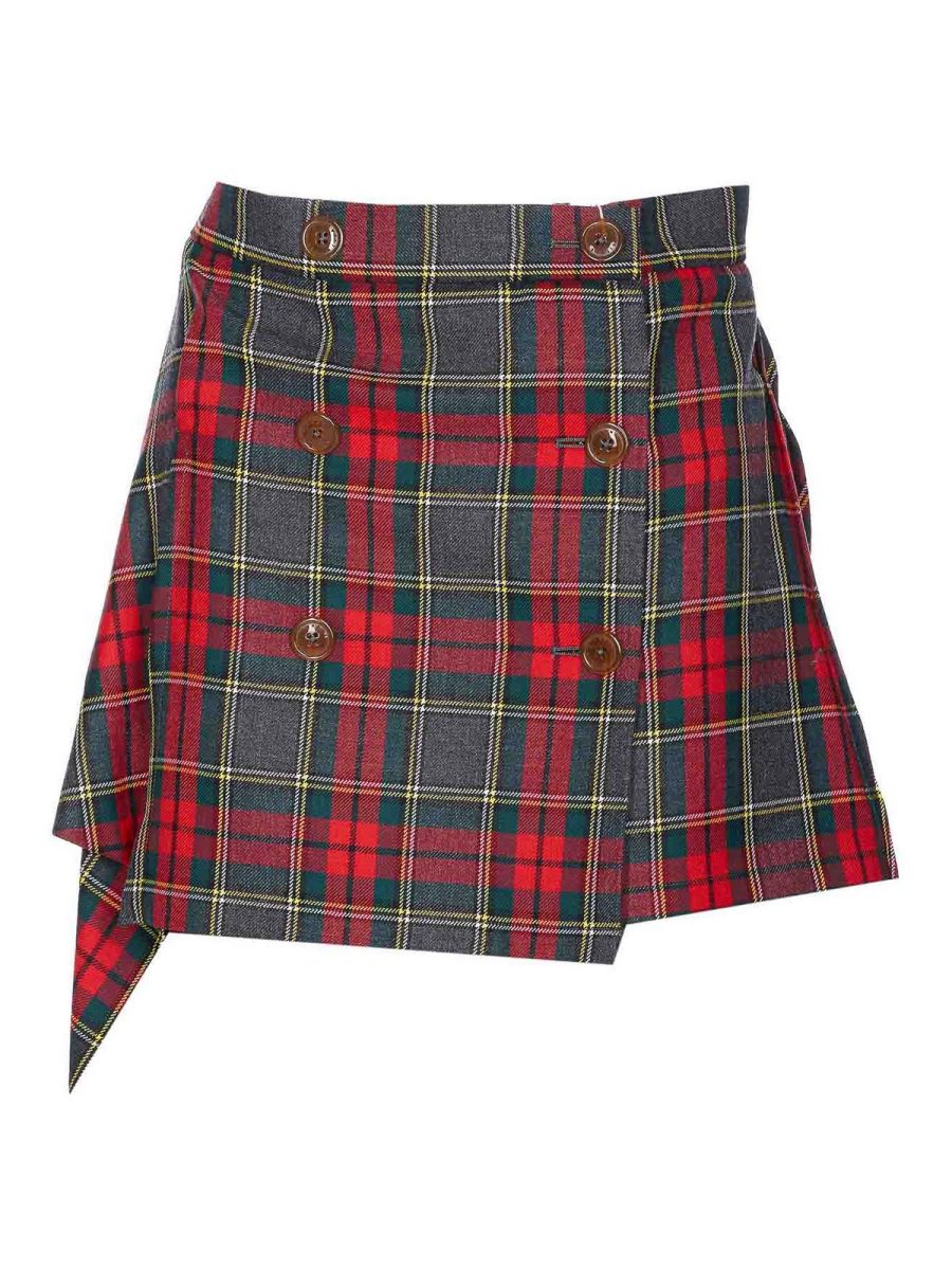 Vivienne Westwood Jupe Midi - Rouge