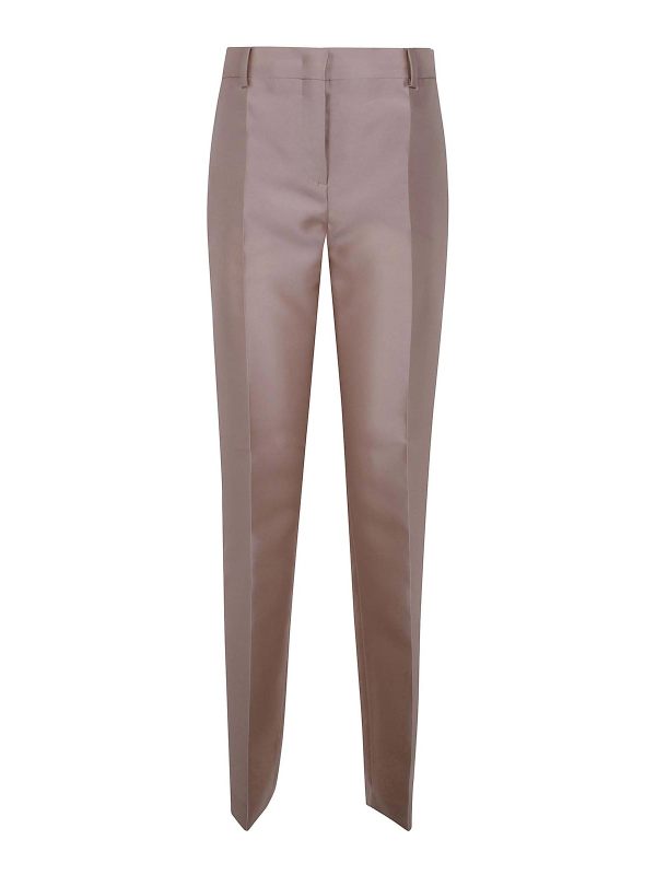 Alberta Ferretti Pantalons Décontractés - Blanc