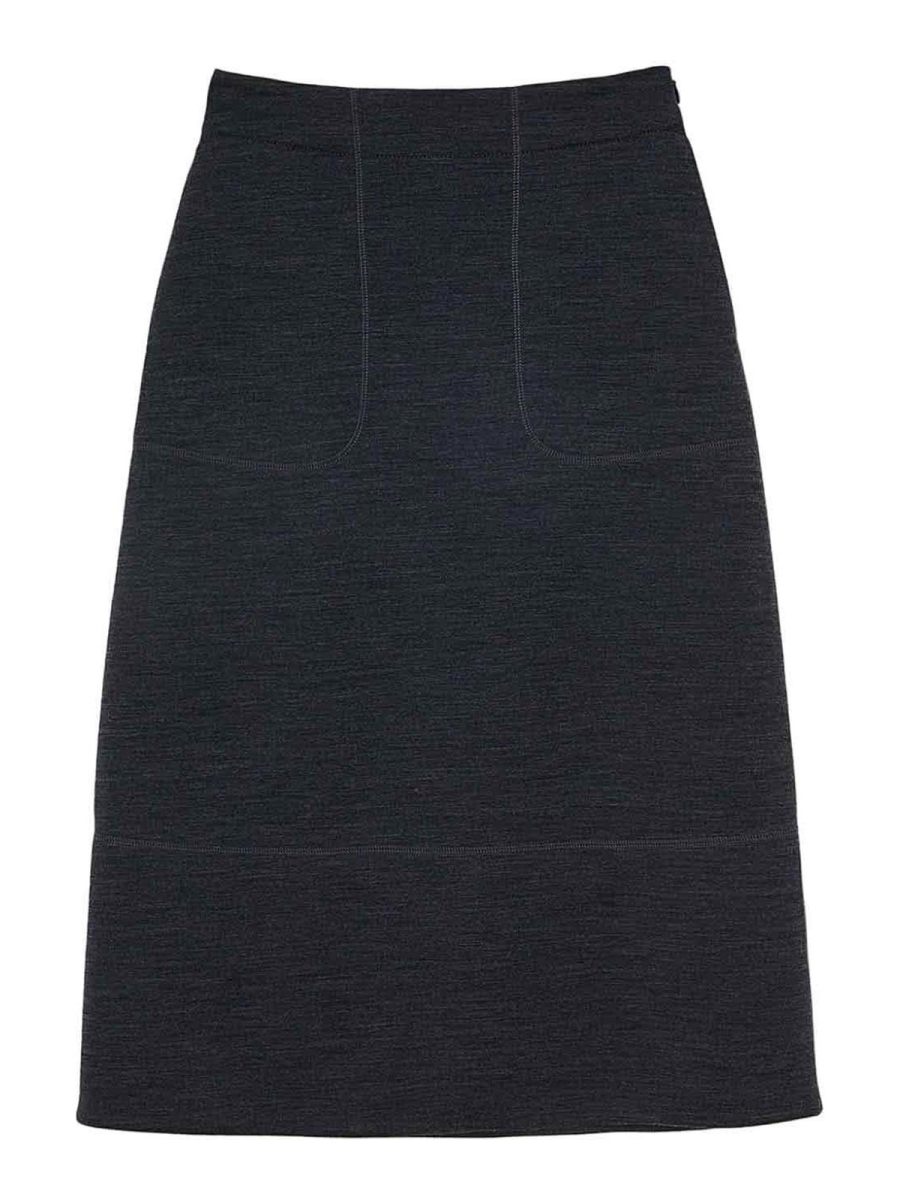 Jil Sander Robe Au Genou - Gris