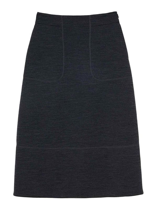 Jil Sander Robe Au Genou - Gris