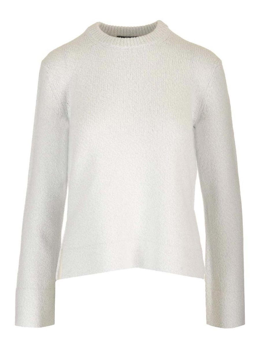 Theory Pull Col Rond - Bleu Clair