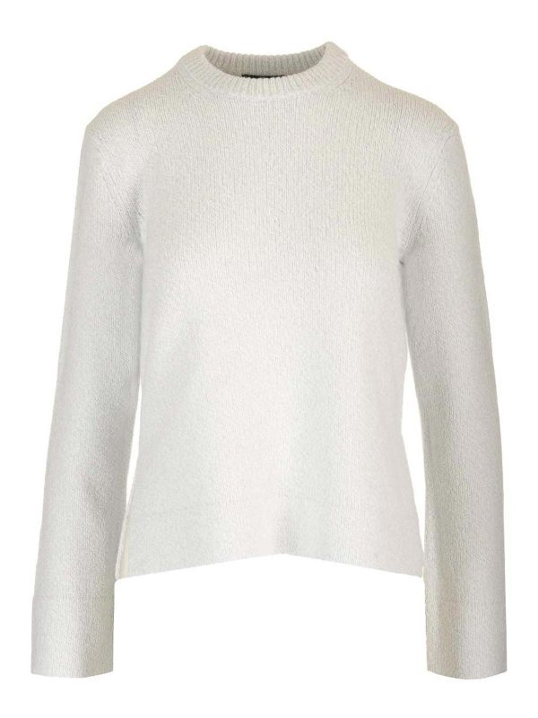 Theory Pull Col Rond - Bleu Clair