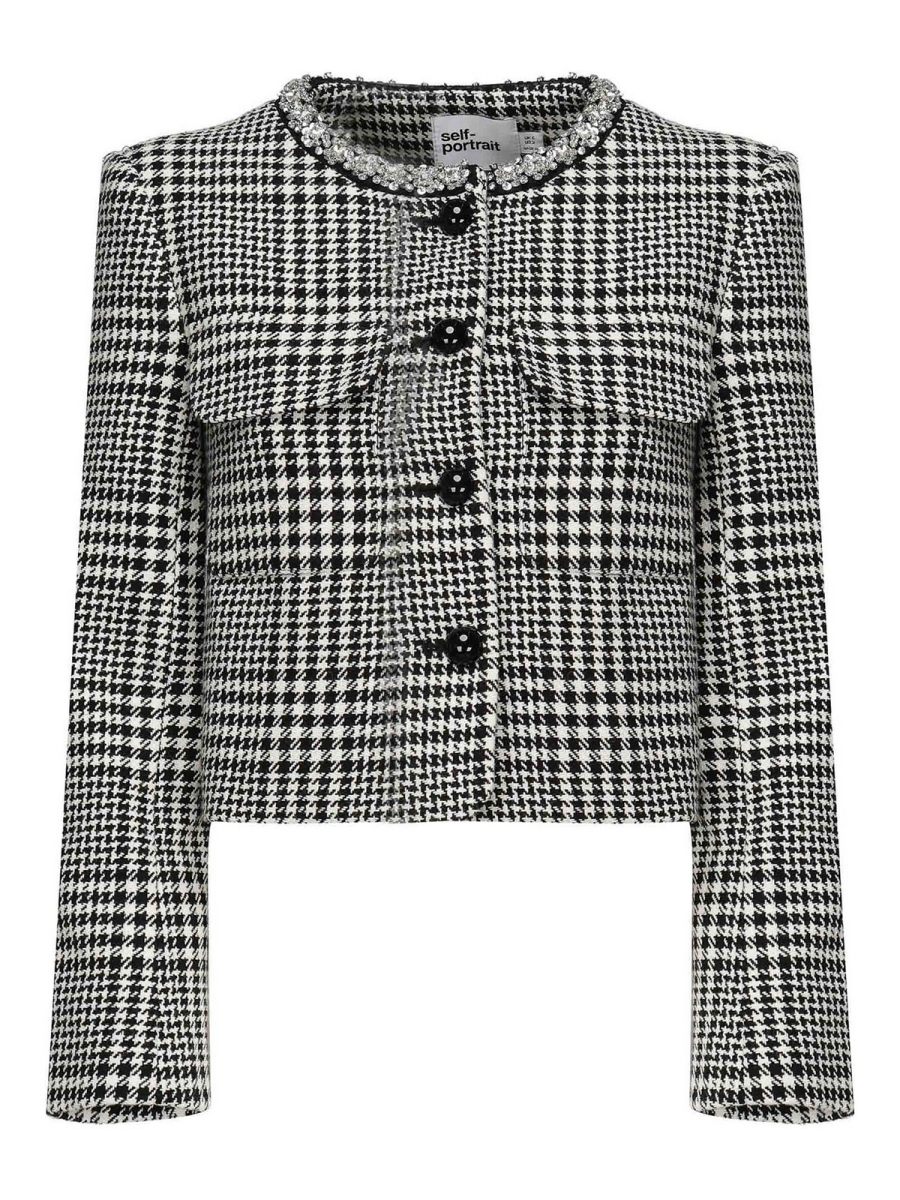 Self Portrait Veste Casual - Noir