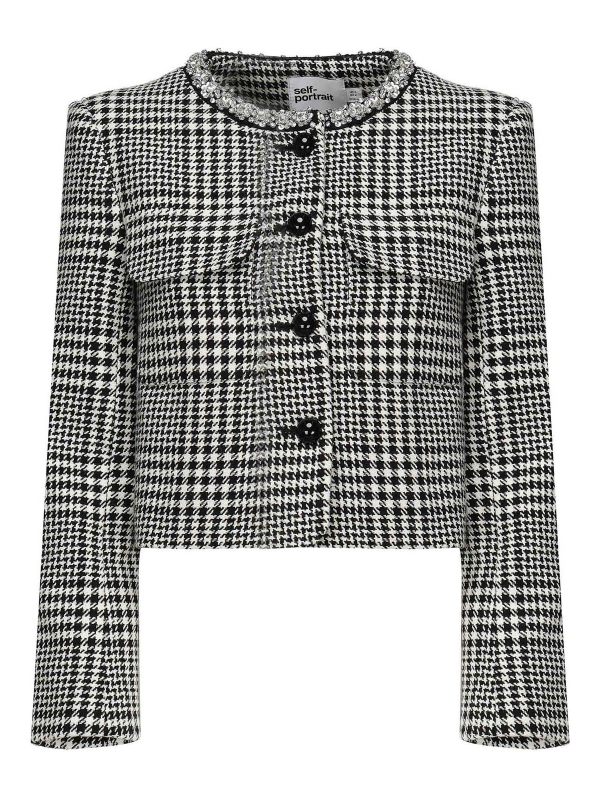 Self Portrait Veste Casual - Noir