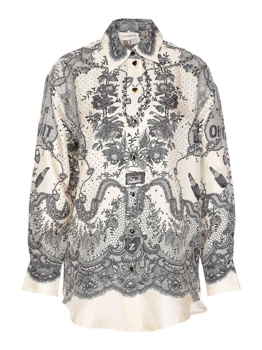 Zimmermann Chemise - Gris