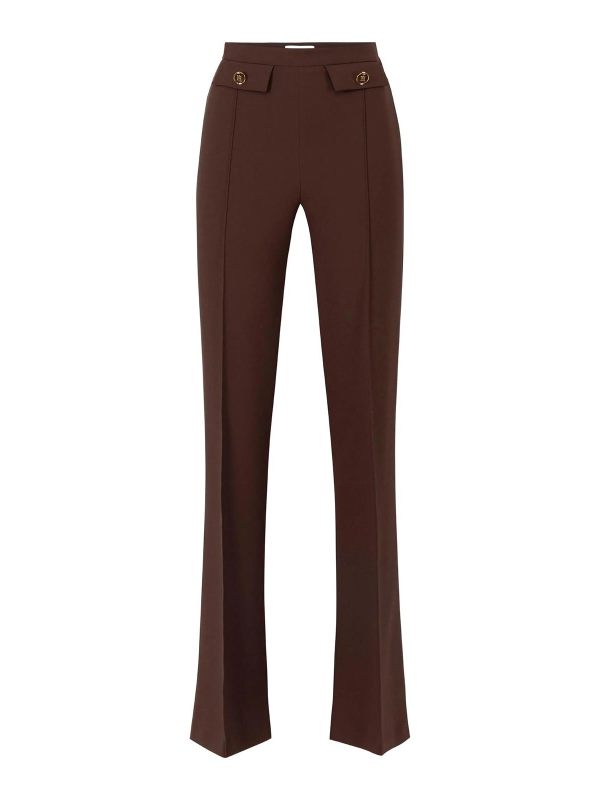 Elisabetta Franchi Pantalons Décontractés - Camel