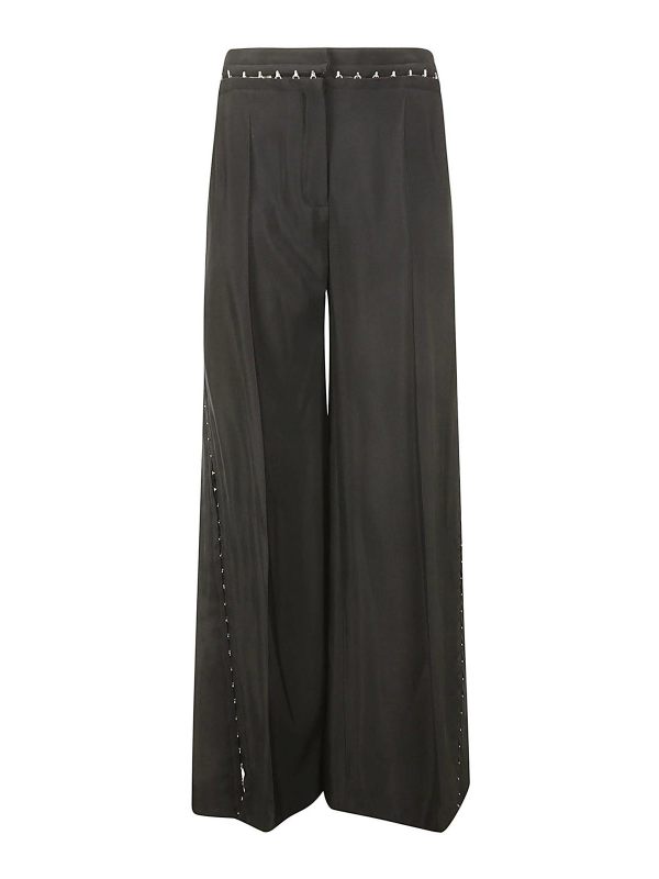 Mugler Pantalons Décontractés - Noir