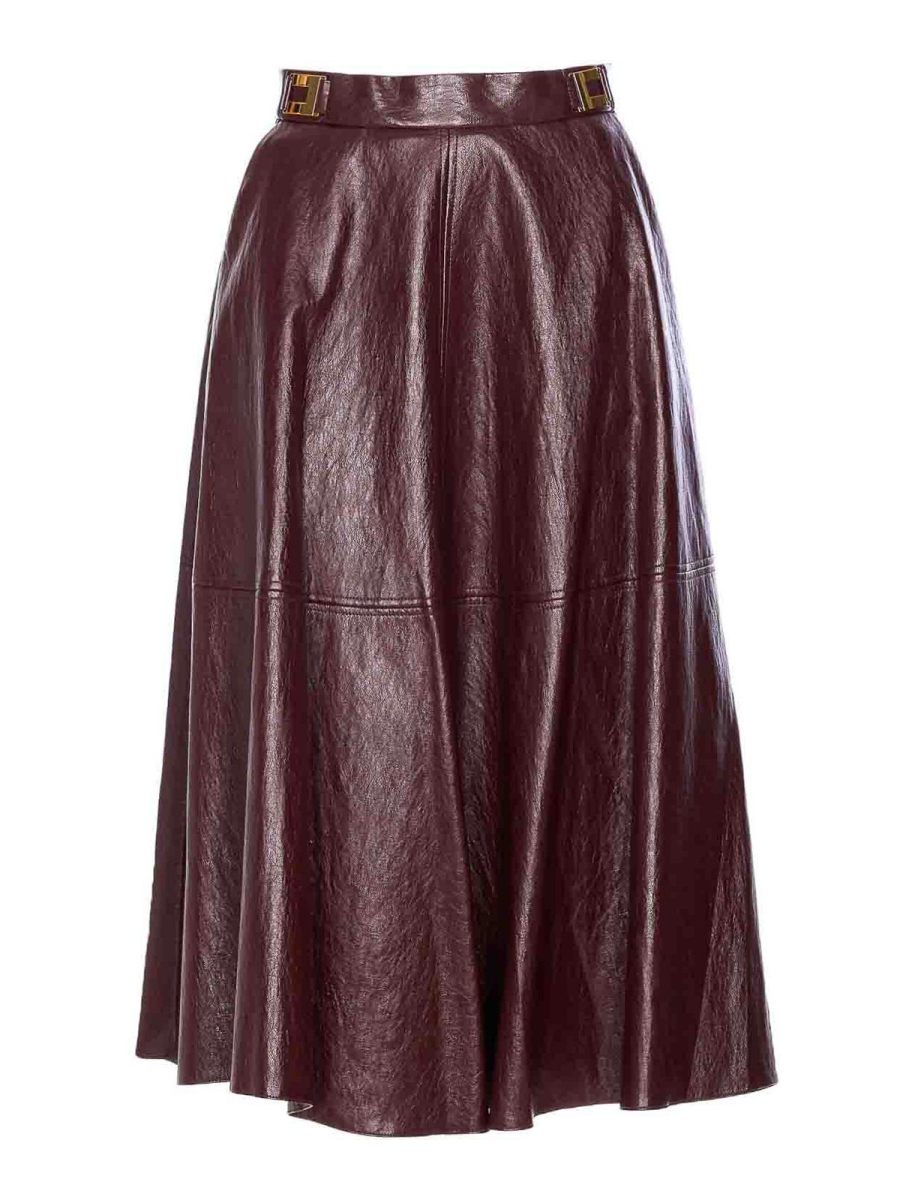 Elisabetta Franchi Jupe Midi - Rouge